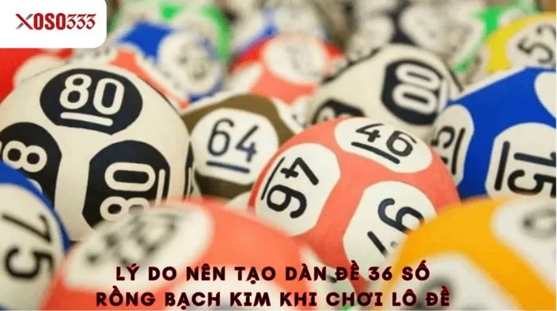 Lý do nên tạo dàn đề 36 số Rồng Bạch Kim khi chơi lô đề