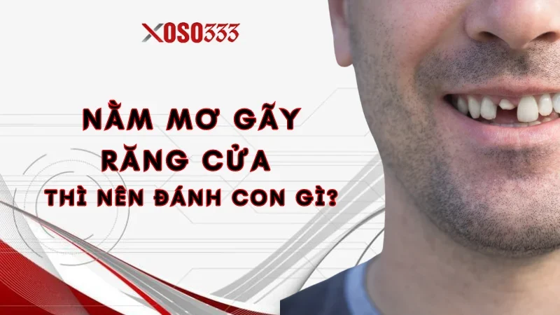 Nằm mơ gãy răng cửa thì nên đánh con gì nhận thưởng?